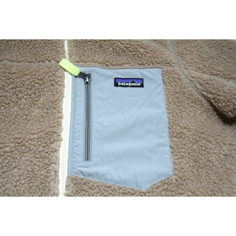 Patagonia Retro-X Sherpa Fleece Jacket Womens L Taupe Shroom Windproof Outdoors - Picture 3 of 10